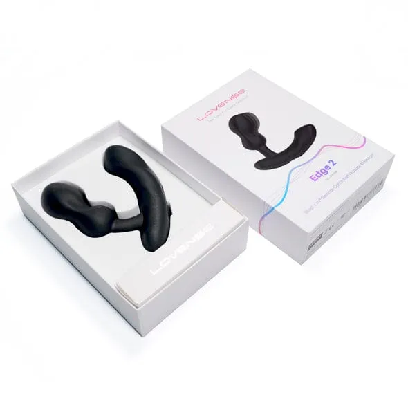 Lovense Lovense Edge 2 AppControlled Prostate Massager Black Anal