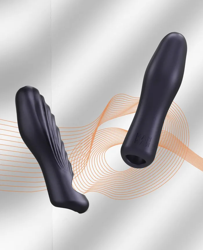 Male Sex Toys Lovely Planet Manwan RYZER Penis Sleeve Black Plum