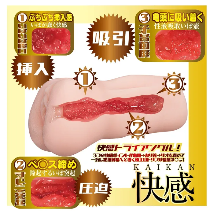 NPG AV Mini Masterpiece Meiki Jinguji Nao Onahole Beige NPG Vibrators