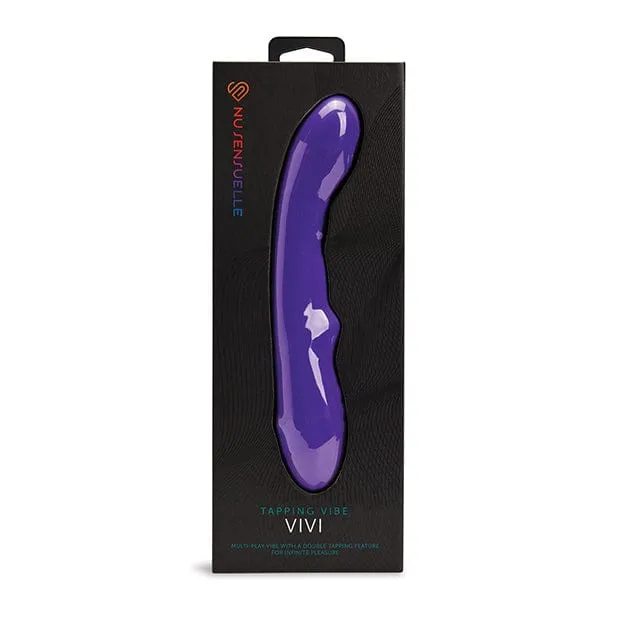 Nu Sensuelle Vibrators Nu Sensuelle Vivi Double Tapping Vibe G Spot Vibrator Deep Purple