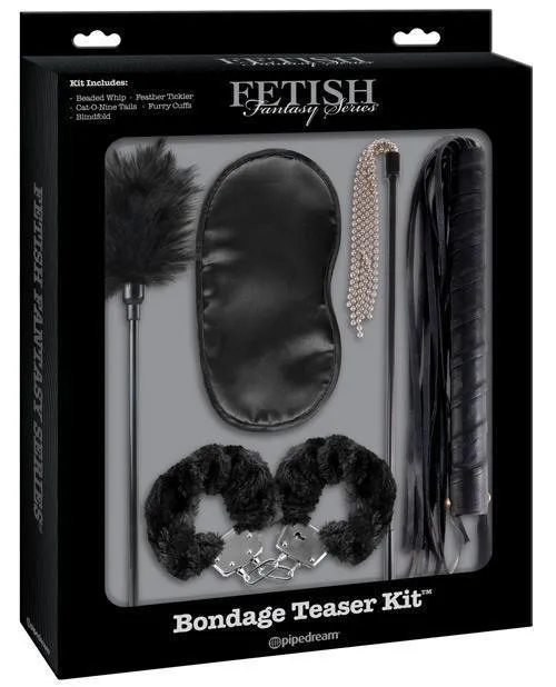 Pipedream Products Couples Fetish Fantasy Limited Edition Bondage Teaser Kit Black Pipedream Products Couples Fetish Fantasy Limited Edition Bondage Teaser Kit Black