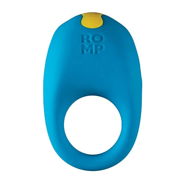 Romp Male Sex Toys Romp Juke Vibrating Silicone Cock Ring Blue