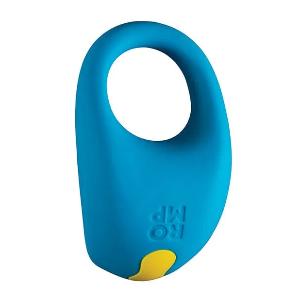 Romp Male Sex Toys Romp Juke Vibrating Silicone Cock Ring Blue