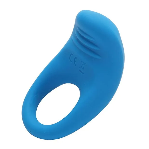 Romp Male Sex Toys Romp Juke Vibrating Silicone Cock Ring Blue