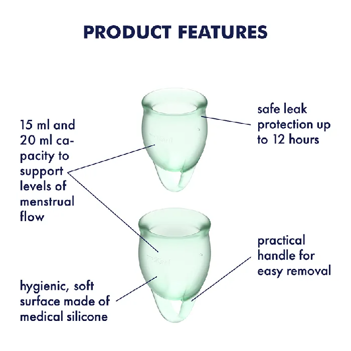 Satisfyer Anal Satisfyer Feel Confident Menstrual Cup Set