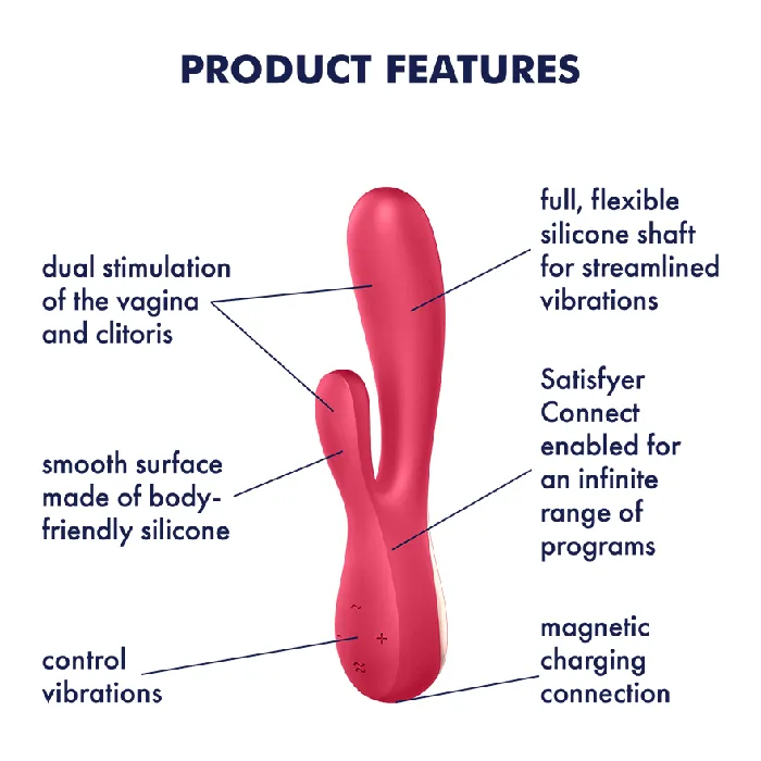 Satisfyer Mono Flex AppControlled Rabbit Vibrator Satisfyer Vibrators