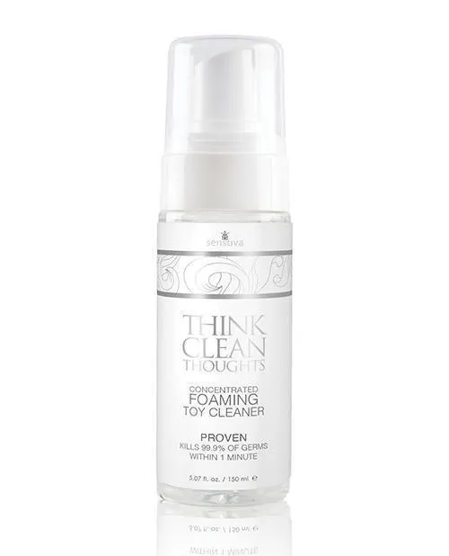 Sensuva Valencia Naturals Vibrators Sensuva Think Clean Thoughts Foaming Toy Cleaner 507 Oz