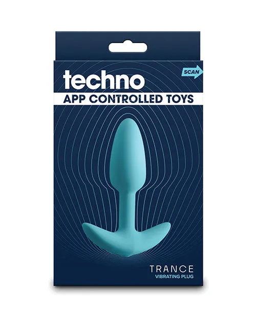 Techno Trance App Controlled Vibrating Anal Plug wRemote Blue Ns Novelties INC Anal Techno Trance App Controlled Vibrating Anal Plug wRemote Blue Ns Novelties INC Anal