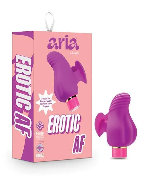 Vibrators Blush Novelties Blush Aria Erotic Af Plum