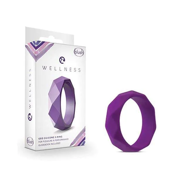 Vibrators Blush Novelties Blush Novelties Wellness Geo C Ring Purple