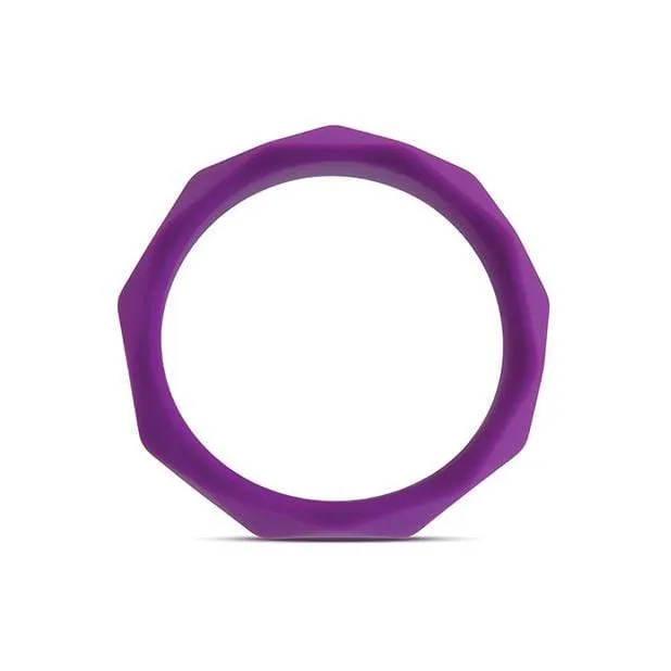 Vibrators Blush Novelties Blush Novelties Wellness Geo C Ring Purple