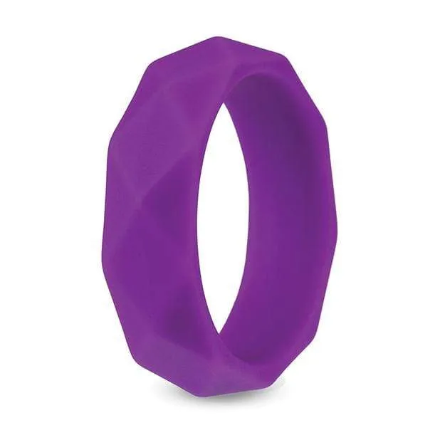 Vibrators Blush Novelties Blush Novelties Wellness Geo C Ring Purple