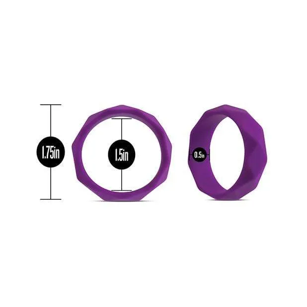 Vibrators Blush Novelties Blush Novelties Wellness Geo C Ring Purple