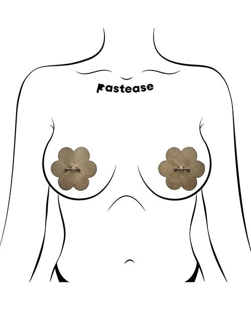 Vibrators Pastease Pastease Pierced Flower Breast Petal wBarbell Piercing Nude OS