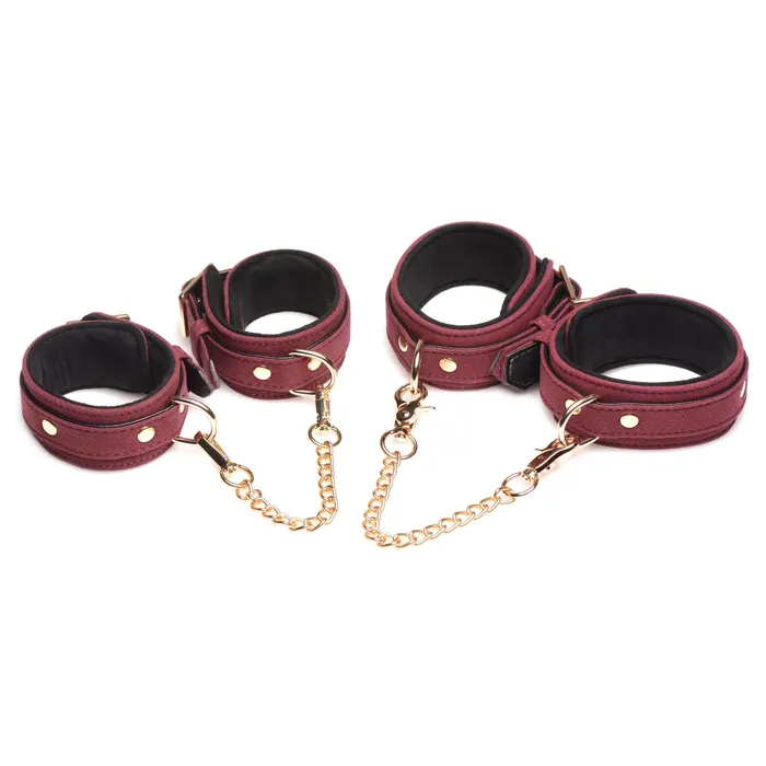 6 Piece Velvet Bondage Set Master Series Couples