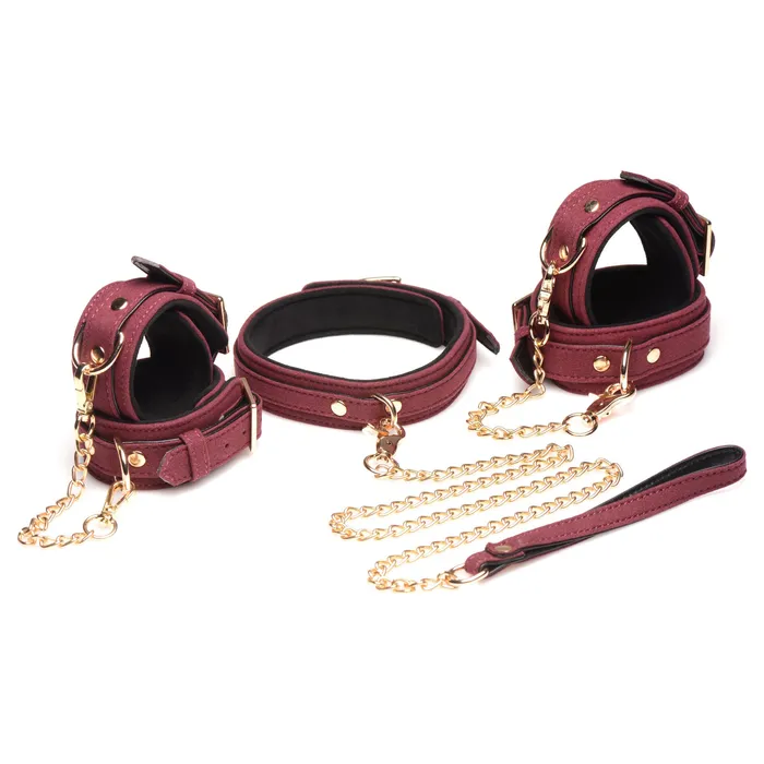 6 Piece Velvet Bondage Set Master Series Couples