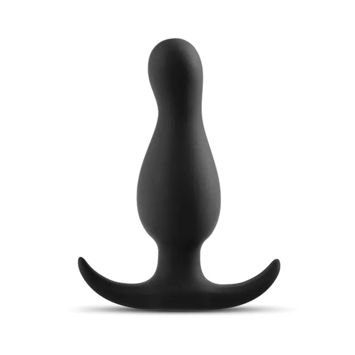 Anal Blush Anal Adventure Platinum Curve Plug Black