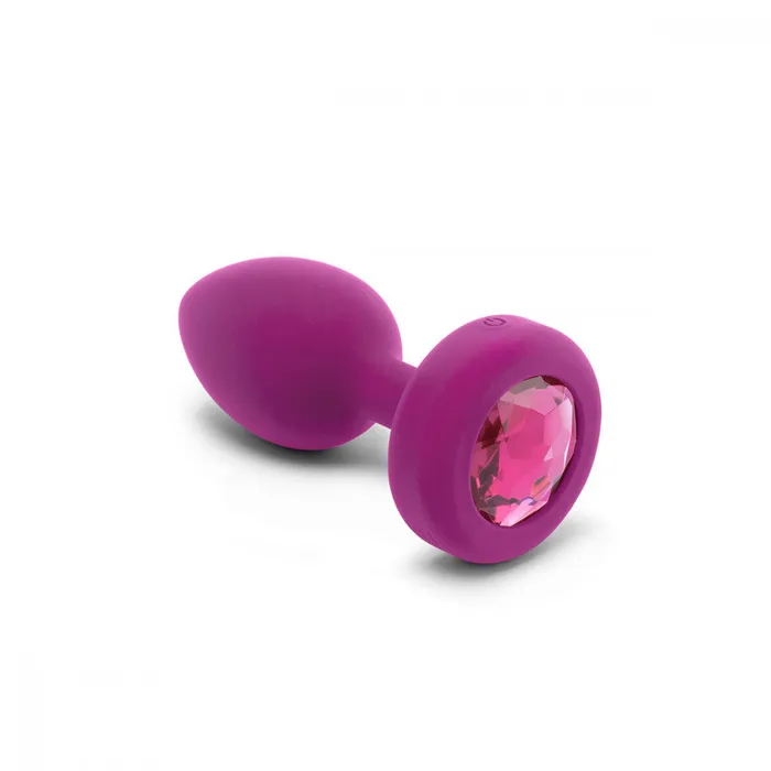 Anal Entrenue Vibrating Jewel Remote Controlled Butt Plug Fuchsia