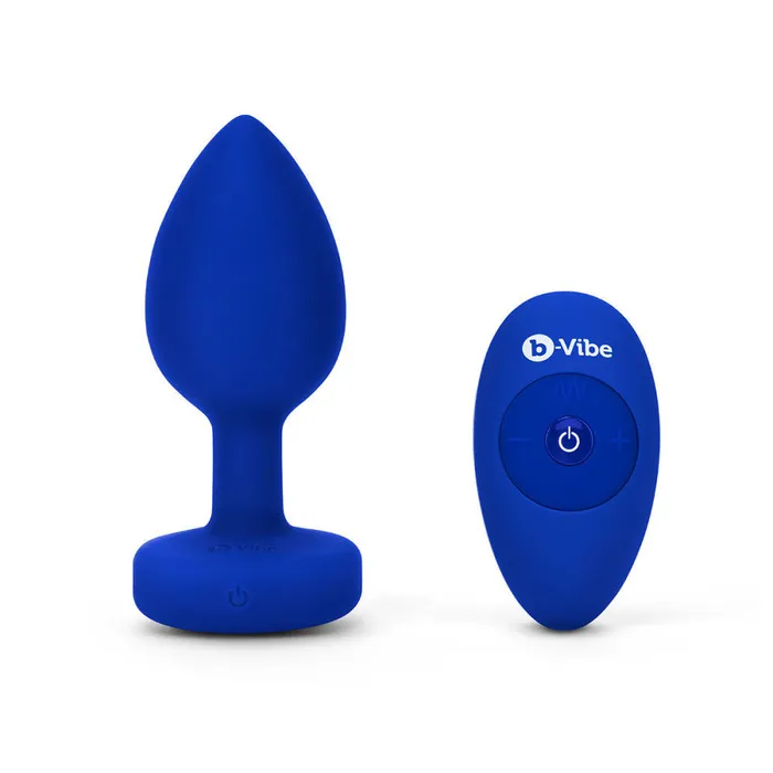 Anal Entrenue Vibrating Jewel Remote Controlled Butt Plug Fuchsia