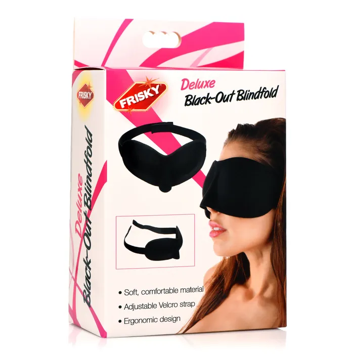 Anal Frisky Deluxe Black Out Blindfold Frisky