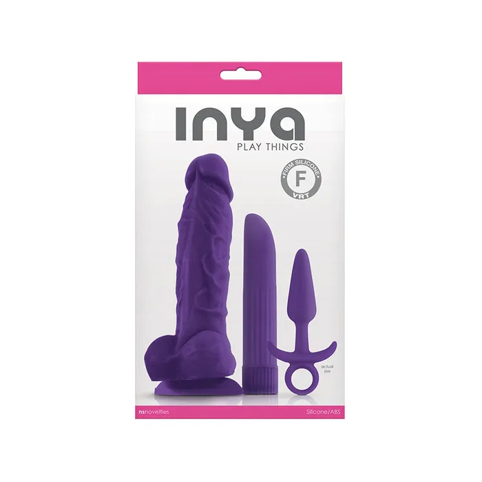 Anal INYA Play Things Set Purple New Sensations Novelties Inc