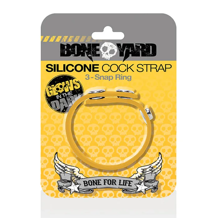 Boneyard Cock Strap Yellow Channel 1 Releasing Female Sex Toys