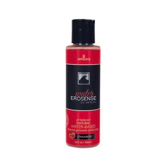 Erosense Water Strawberry Flavored Waterbased Lubricant 42 Fl Oz Bottle Sensuva Lubricants Erosense Water Strawberry Flavored Waterbased Lubricant 42 Fl Oz Bottle Sensuva Lubricants