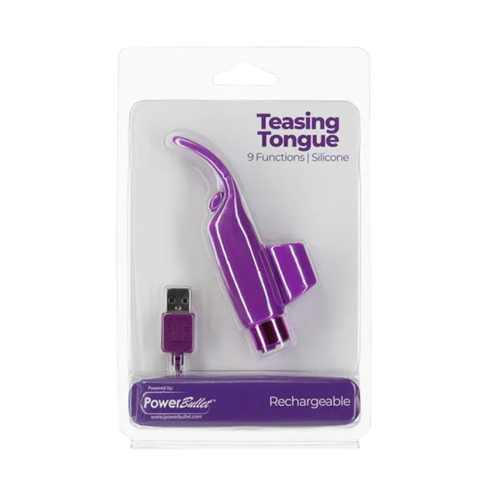Female Sex Toys BMS Factory Powerbullet Teasing Tongue With Mini Rechargeable Bullet 25 in Purple Female Sex Toys BMS Factory Powerbullet Teasing Tongue With Mini Rechargeable Bullet 25 in Purple