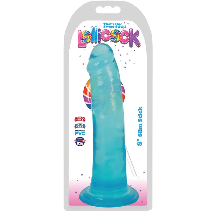 Female Sex Toys Curve Novelties Curve Toys Lollicock Slim Stick 8 in Dildo with Suction Cup Berry Ice Female Sex Toys Curve Novelties Curve Toys Lollicock Slim Stick 8 in Dildo with Suction Cup Berry Ice