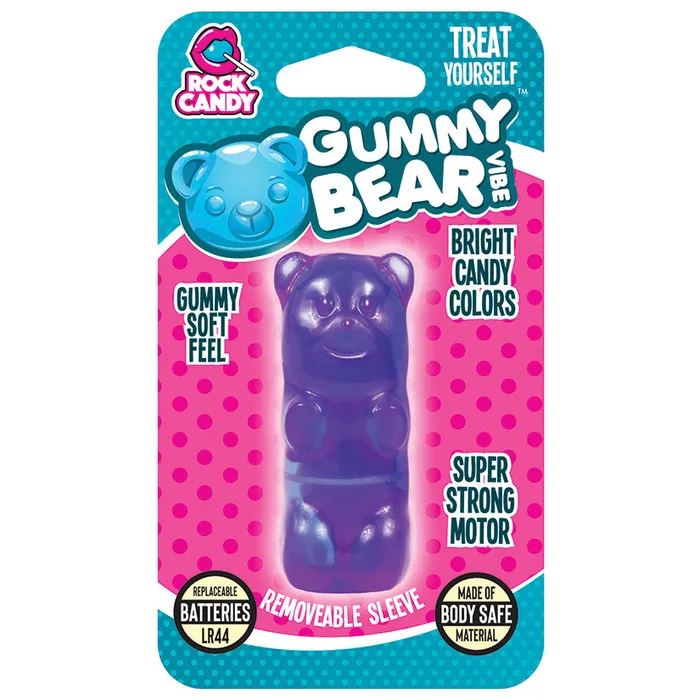 Gummy Bear Vibrator Massager Purple Holiday Vibrators