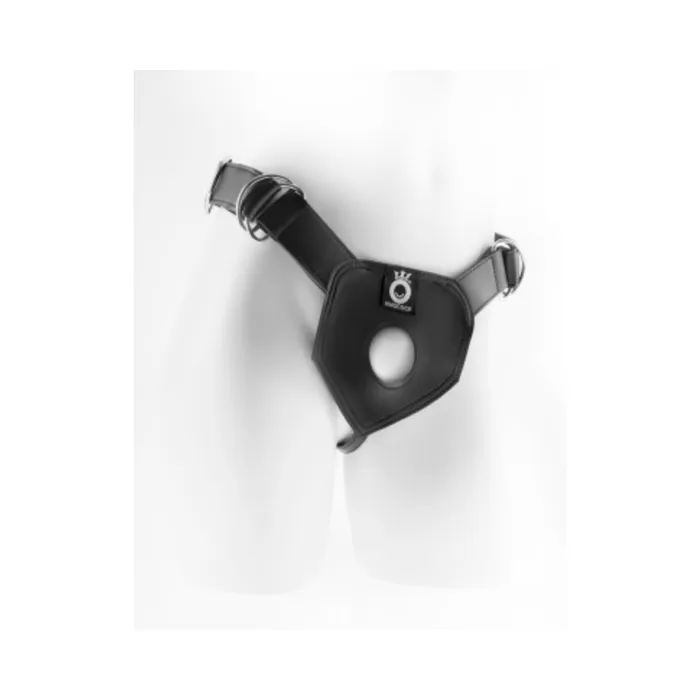 King Cock Play Hard Harness OS Black Pipedream Dildos