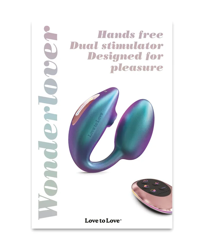 Lovely Planet Vibrators Love to Love Wonderlover Dual Stimulator Iridescent Turquoise Lovely Planet Vibrators Love to Love Wonderlover Dual Stimulator Iridescent Turquoise