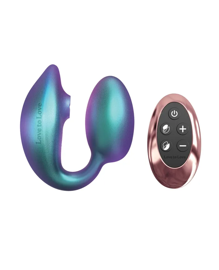Lovely Planet Vibrators Love to Love Wonderlover Dual Stimulator Iridescent Turquoise Lovely Planet Vibrators Love to Love Wonderlover Dual Stimulator Iridescent Turquoise