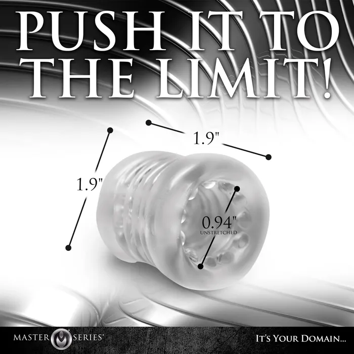 Male Sex Toys Ball Stack Ball Stretcher Clear Master Series