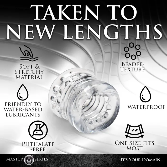 Male Sex Toys Ball Stack Ball Stretcher Clear Master Series