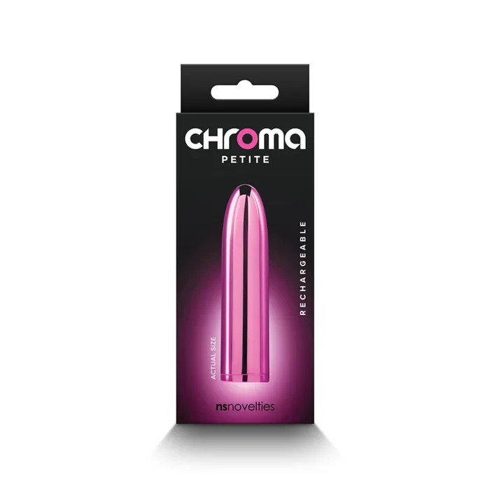 New Sensations Novelties Inc Vibrators Chroma Petite Rechargeable Bullet Pink