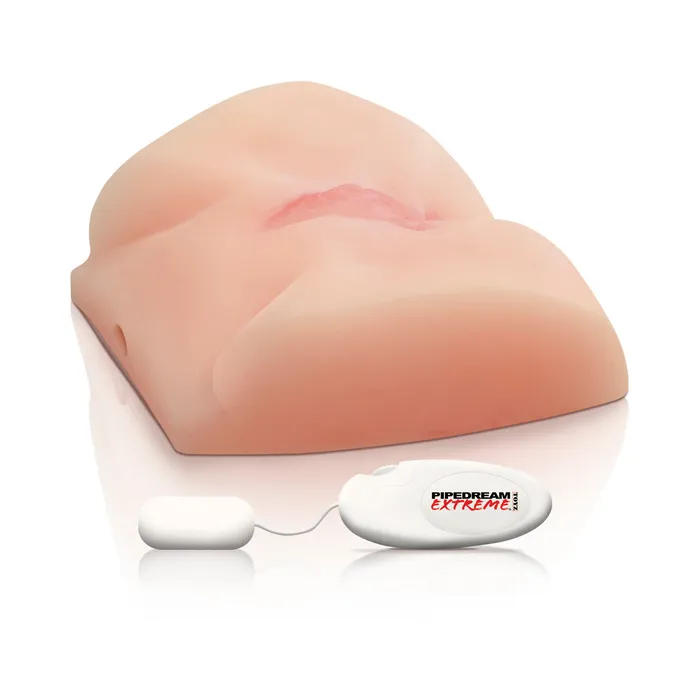 PDX Brands Male Sex Toys Big Ass Vibrating Pussy Masturbator Beige