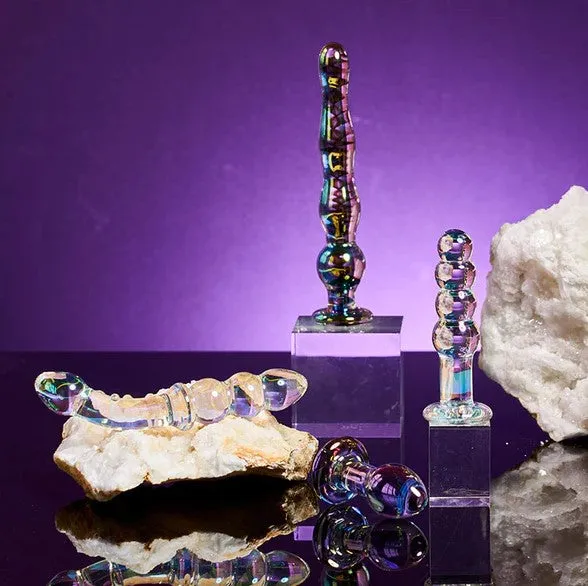 Playboy Pleasure Jewels Double Glass Dildo Playboy Pleasure Dildos