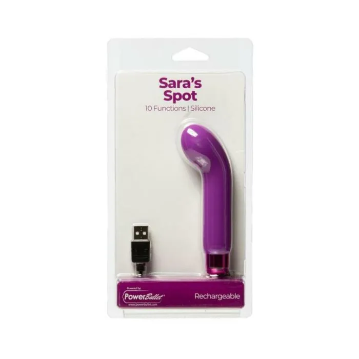 Saras Spot Rechargeable Bullet With Removable Gspot Sleeve Purple BMS Factory Female Sex Toys Saras Spot Rechargeable Bullet With Removable Gspot Sleeve Purple BMS Factory Female Sex Toys
