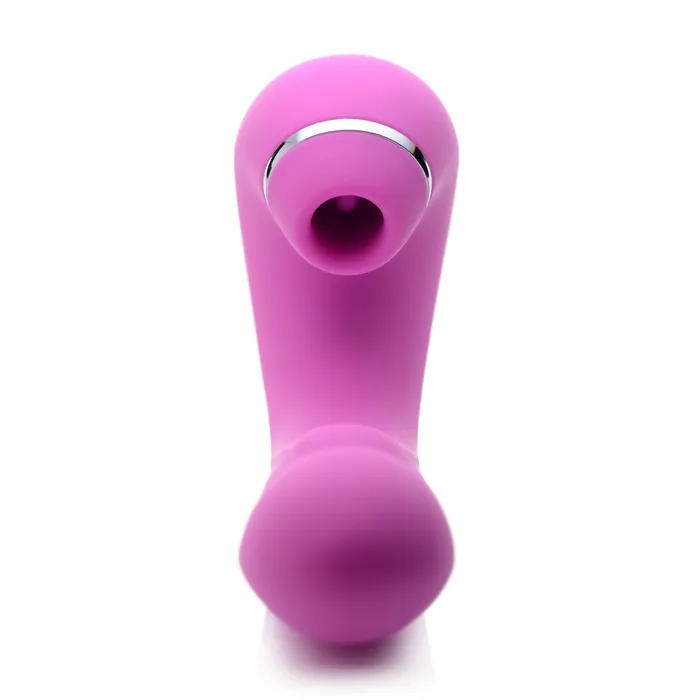 Shegasm 5 Star 10X Tapping GSpot Vibe w Suction Pink Shegasm Vibrators
