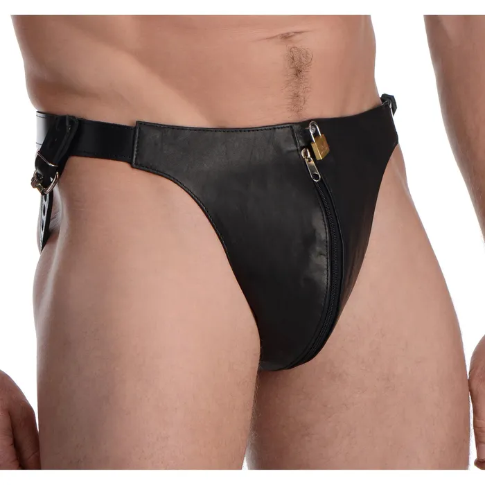 Strict Leather Restraints Spiked Leather Confinement Jockstrap
