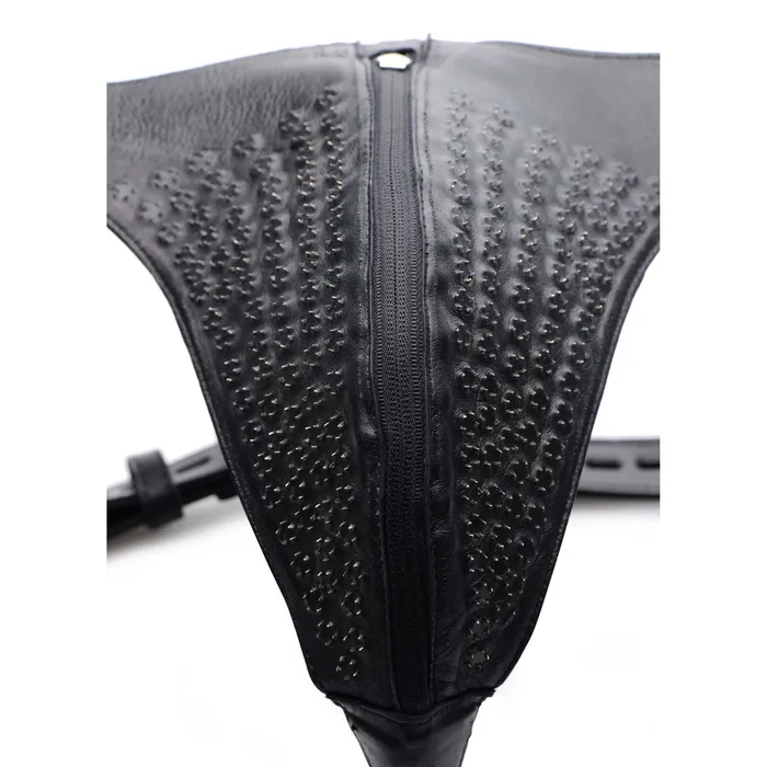 Strict Leather Restraints Spiked Leather Confinement Jockstrap