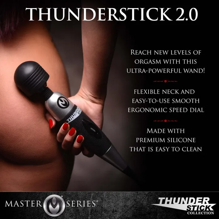 Thunderstick 20 Super Charged Power Wand Master Series Female Sex Toys Thunderstick 20 Super Charged Power Wand Master Series Female Sex Toys