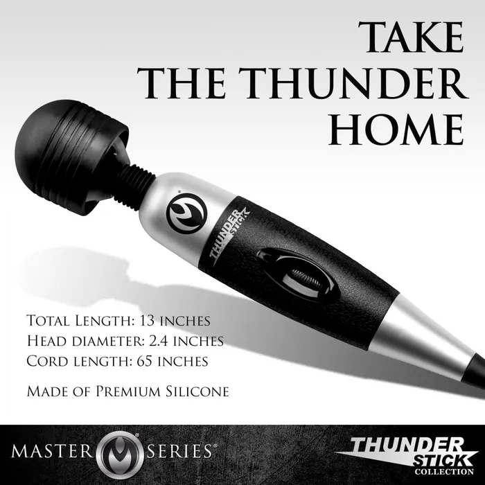 Thunderstick 20 Super Charged Power Wand Master Series Female Sex Toys Thunderstick 20 Super Charged Power Wand Master Series Female Sex Toys