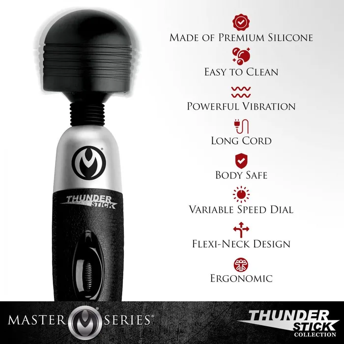 Thunderstick 20 Super Charged Power Wand Master Series Female Sex Toys Thunderstick 20 Super Charged Power Wand Master Series Female Sex Toys