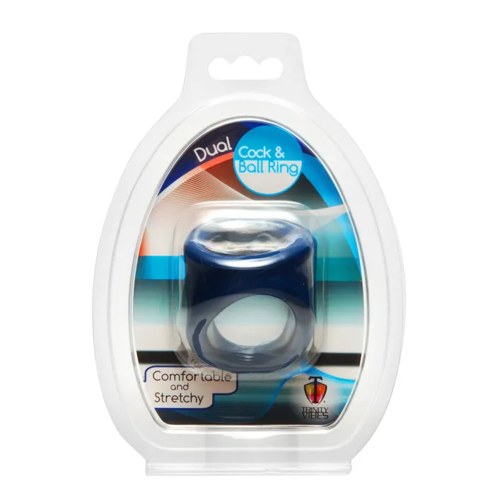 Trinity Men Dual Cock and Ball Ring Male Sex Toys