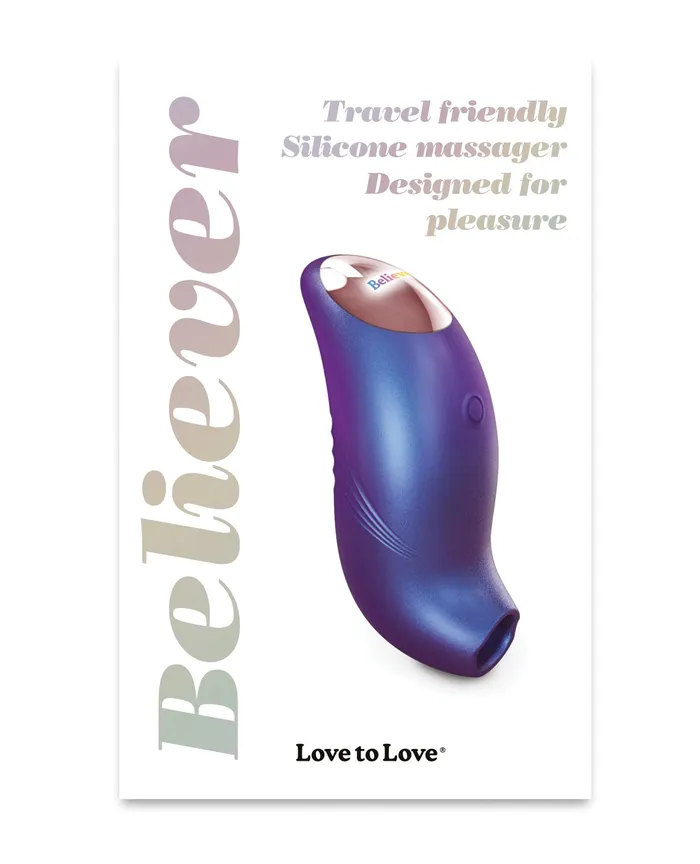 Vibrators Love to Love Believer Mini Tongue Flicker Iridescent Night Lovely Planet