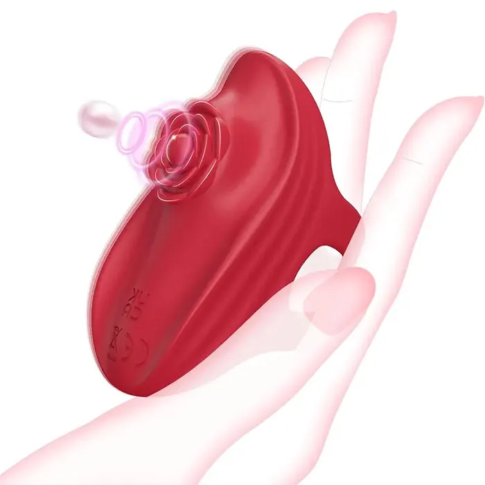 9 Vibrating Nipple Rose Clitoral Vibrator Inyarose Female Sex Toys