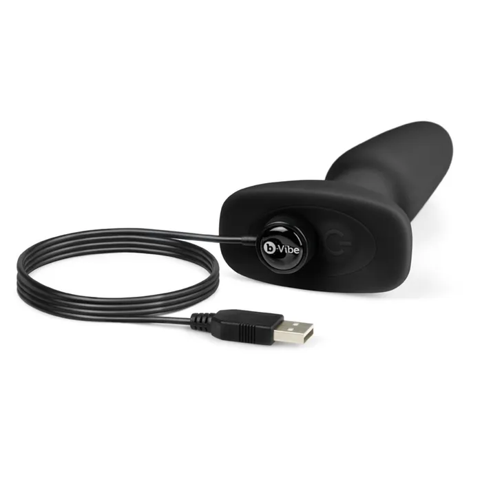 Anal bVibe bVibe Rimming 2 Remote Control Vibrating Butt Plug Black