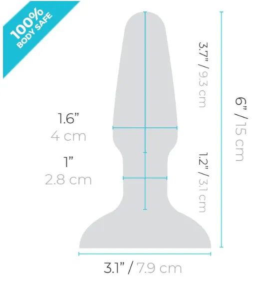 Anal bVibe bVibe Rimming 2 Remote Control Vibrating Butt Plug Black